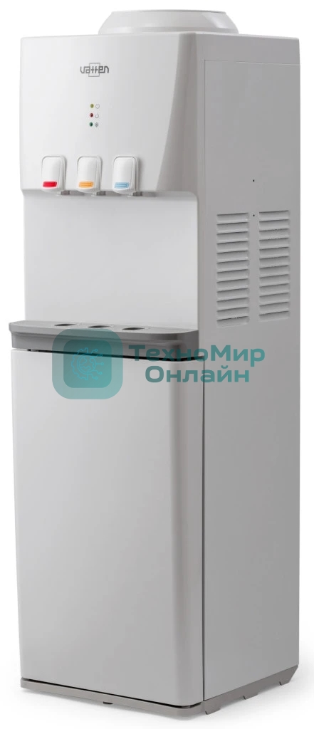 Кулер для воды Vatten V46WE, верхняя загрузка, нагрев 90 °С, охлаждение 15 °С, белый
