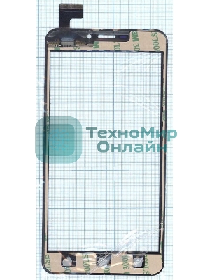 Сенсорное стекло (тачскрин) HS1331, черное