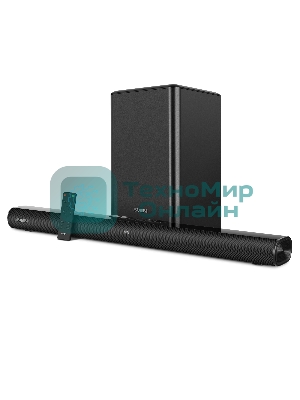 Саундбар SVEN SB-2200D черный (2 x 60W, Bluetooth сабвуфер 180W, пульт ДУ, LED-дисплей, HDMI, USB)