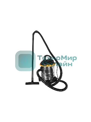 Строительный пылесос Вихрь СП-1500/20 72/19/1 серый металлик/оранжевый, 1500 Вт, уборка сухая/влажная/выдув, пылесборник мешок, 20 л