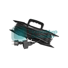 Удлинитель-шнур PROconnect на рамке ПВС 3х0,75мм², 20 м, с/з, 6А, 1300Вт, IP20, черный