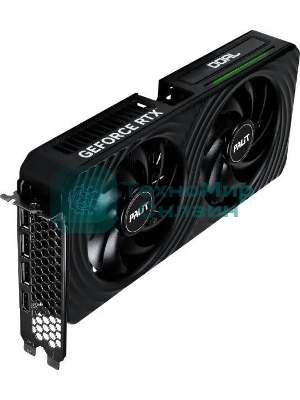 Видеокарта Palit RTX 5060 DUAL NV RTX 5060 8Gb 128bit GDDR7 2280/28000/HDMIx1/DPx3/HDCP Ret NE75060019P1-Gb2063D PCI-E 5.0