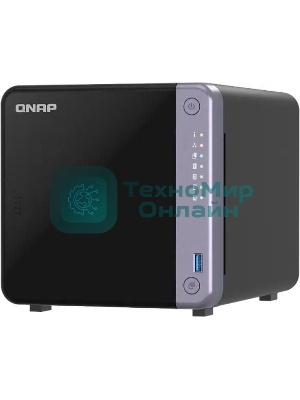Сетевое хранилище NAS Qnap TS-432X-4G 4-bay настольный Alpine AL-524