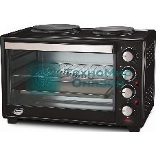 Мини-печь Великие Реки Днепр-2, мощность 3300 Вт, 2 конфорки, 30 л, 2 противня