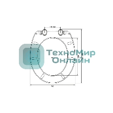 Сиденье для унитаза WIRQUIN PP пластик с креплен.без микролифта