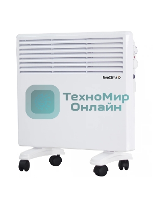 Конвектор электрический Neoclima Intenso 2000 белый, 2000 Вт, 25 м2, термостат