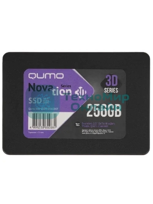 Накопитель SSD QUMO 256GB QM Novation Q3DT-256GSKF {SATA3.0}