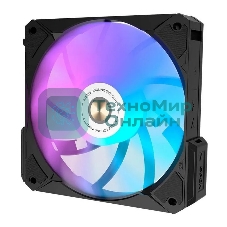 Вентилятор для корпуса Alseye i12B черный, 120 мм, 1800 об/мин, 33.2 дБ, 4 pin