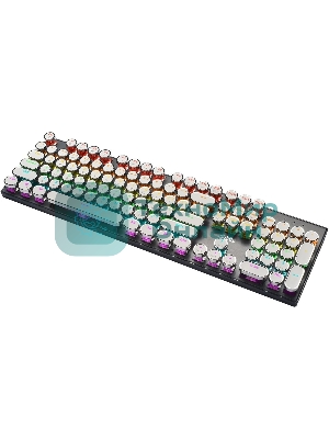 Клавиатура проводная GMNG GG-KB815X (1913914), USB, черный + белый