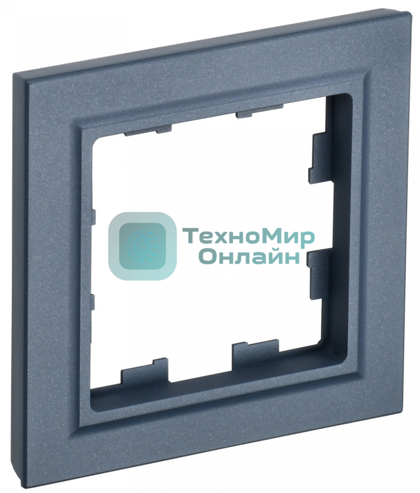 Рамка 1-местная IEK BRITE РУ-1-БрМ маренго