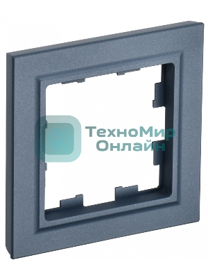 Рамка 1-местная IEK BRITE РУ-1-БрМ маренго