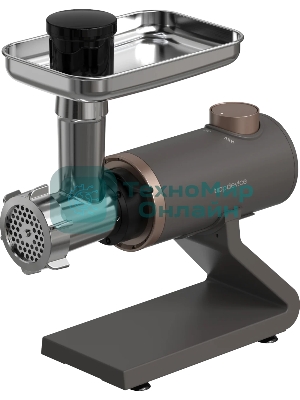 Мясорубка электрическая Topdevice TDMG100 капучиновый, 2000 Вт, 3 кг/мин, реверс, насадки - 7