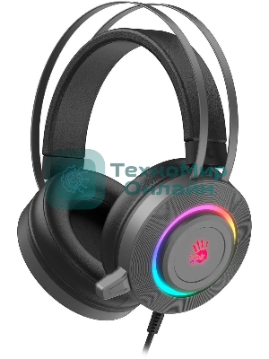 Гарнитура Bloody G521S серый, проводная, подсветка