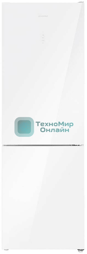 Холодильник Maunfeld MFF185NFW Inverter белый двухкамерный 240/100 л морозилка снизу, No Frost