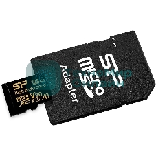 Флеш карта Silicon Power Elite microSDXC 128Gb SP128GbSTXDV3V1HSP + adapter