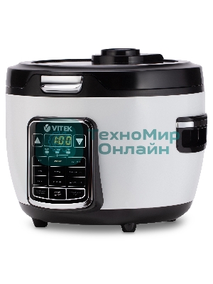 Мультиварка Vitek VT-4284 белый/черный, 4 л, 700 Вт, управление - сенсор, программ - 9