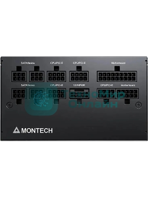 Блок питания Montech ATX 850W CENTURY GOLD G5, 850 Вт, 80 PLUS GOLD, 120 мм, модульный, черный