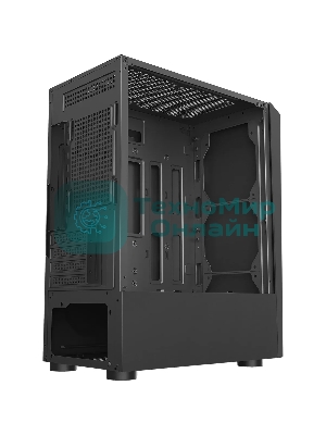 Компьютерный корпус Bloody BD-CC102F черный без БП mATX 2x120мм 2xUSB 2.0 1xUSB 3.0 audio bott PSU