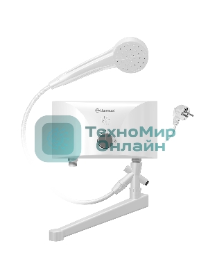 Водонагреватель электрический проточный Thermex Vetro 3500 tap