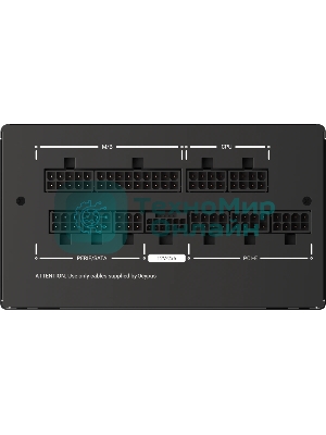 Блок питания 750W Ocypus Iota P750 (ATX, 80 PLUS Gold, APFC, 20+4 pin, 120мм fan, PCI-E 6+2Px3, 8xSATA) (Iota-P750-G1FFBK024X-EU)