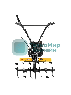 Мотоблок Denzel DPT-170 7 л.с., ремен.сцеп, шир 85 см, глуб 35 см, фрез 3х3, ШОМ, скор 2В/1Н, кол 8