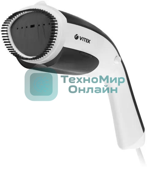 Отпариватель Vitek 2439-VT-03 белый/черный, 1200 Вт, 20 г/мин, 100 мл