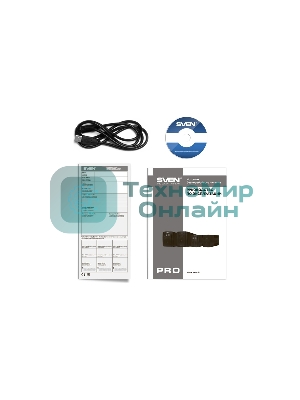 Источник бесперебойного питания SVEN Pro 650 650VA/390W LCD, USB, RJ-45 (2 EURO)