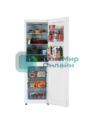 Холодильник Hyundai CC2056FWT белый двухкамерный 129/64л морозилка снизу, No Frost