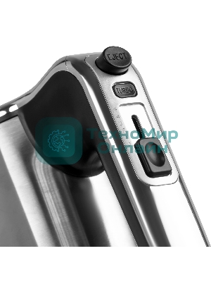 Миксер электрический Galaxy Line GL 2240, серый, ручной, 450 Вт, 5 скоростей + режим 