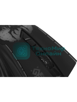 Мышь беспроводная Defender Kronos GM-695 черный, 1600 dpi, радиоканал, USB, кнопки - 7
