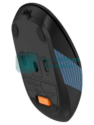 Мышь беспроводная A4Tech Fstyler FB10C черный/синий, 2000 dpi, радиоканал, Bluetooth, USB, кнопки - 4