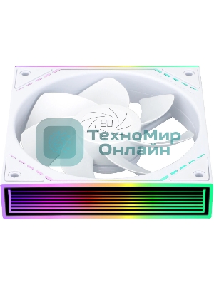 Кулер для корпуса Thermalright TL-M12RW Reverse (124x120x25mm, 4-pin PWM, ARGB, 42.6CFM, 23.2dBA, 1500RPM, White)