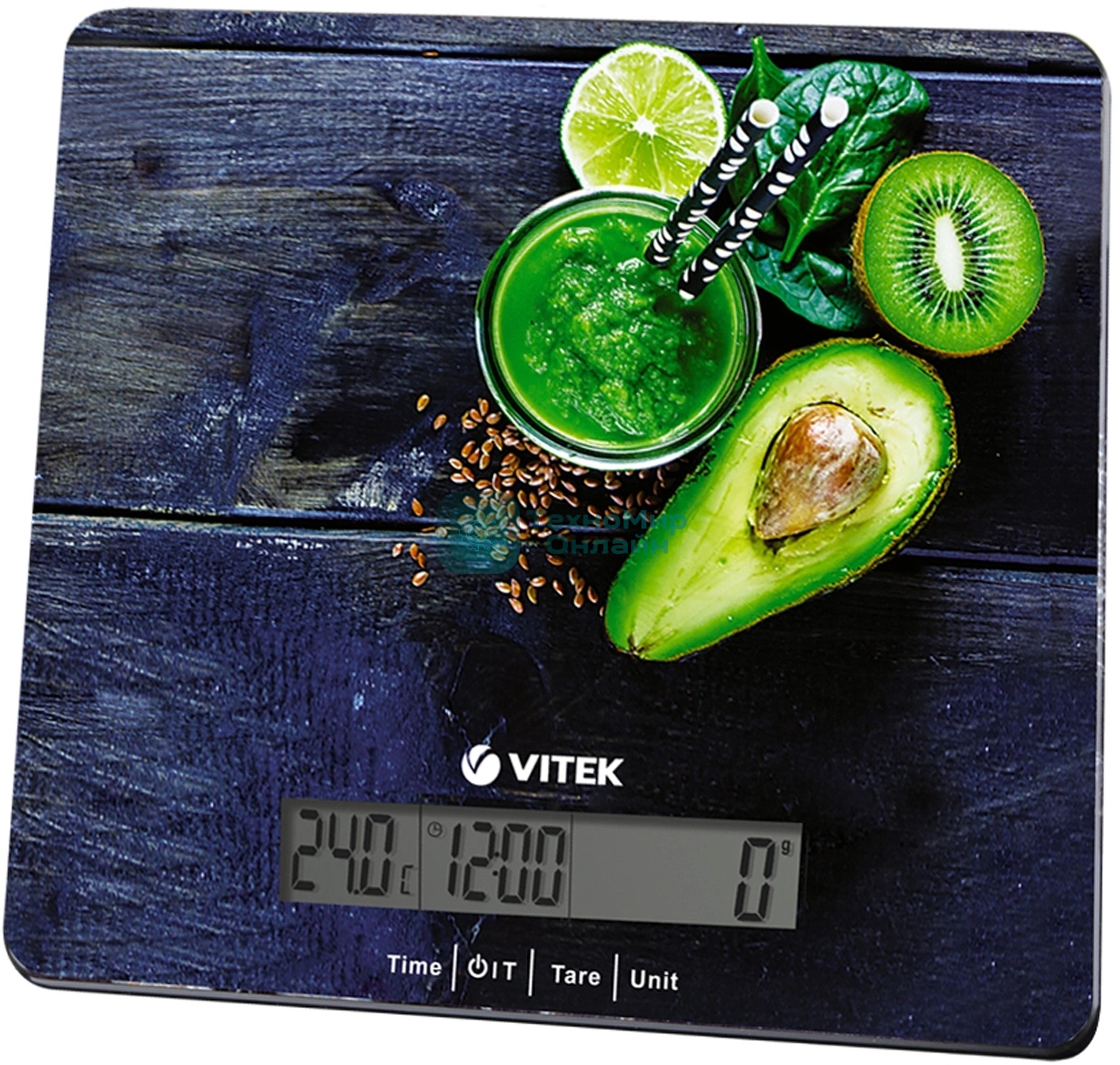 Весы кухонные электронные Vitek VT-2425 макс. вес: 5 кг, черный