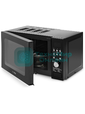 Микроволновая печь Hyundai HYM-D3033 черный, 20 л, 700 Вт, переключатели - кнопки, электронный поворотный механизм