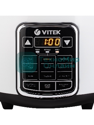 Мультиварка Vitek VT-4284 белый/черный, 4 л, 700 Вт, управление - сенсор, программ - 9