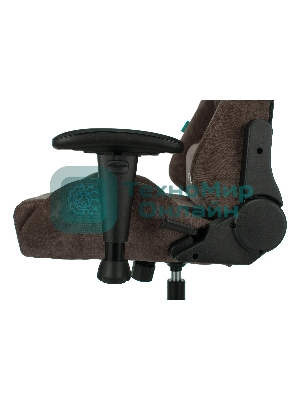 Кресло Бюрократ VIKING KNIGHT LT10 FABRIC коричневый, ткань, 120 кг, механизм качания