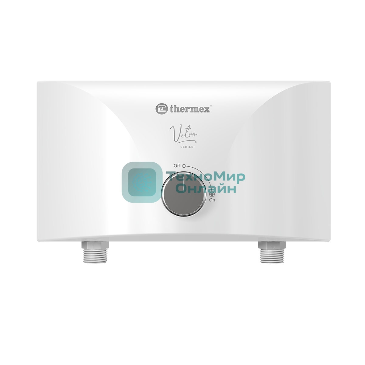 Водонагреватель электрический проточный Thermex Vetro 3500 tap