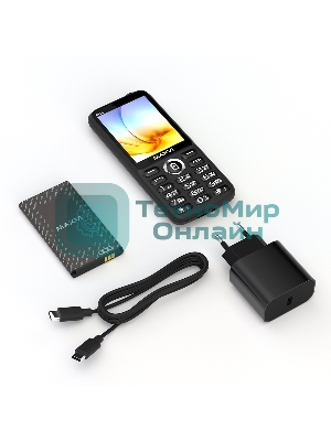 Мобильный телефон Maxvi K15c черный