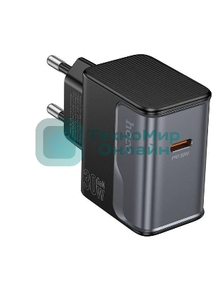 Сетевое зарядное устройство HOCO CS72A 1Type-C PD30W Midnight черный