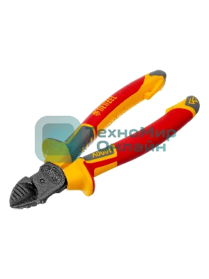 Бокорезы Denzel диэлектрические рукоятки, до 1000 В, трехкомпонентные рукоятки, 160 мм