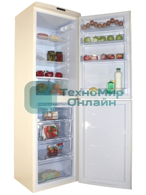Холодильник DON R-296 S слоновая кость двухкамерный 209/140л морозилка снизу