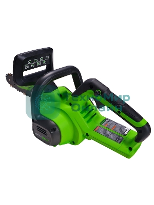 Цепная пила аккумуляторная GreenWorks G24CS25K4, 24V, 25 см, c АКБ 4А·ч и ЗУ (2007707UB)