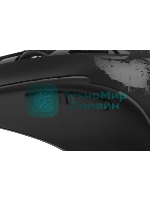 Мышь беспроводная Defender Kronos GM-695 черный, 1600 dpi, радиоканал, USB, кнопки - 7