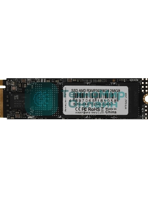 Накопитель SSD AMD Radeon R3MP30256G8, 256Gb, PCIe 3.0 x4, M.2 2280, NVMe, R/W 2000/1300