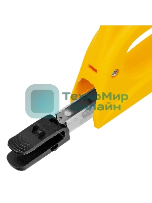 Степлер пластиковый Denzel скобы в комплекте, тип 53, 6-10 мм