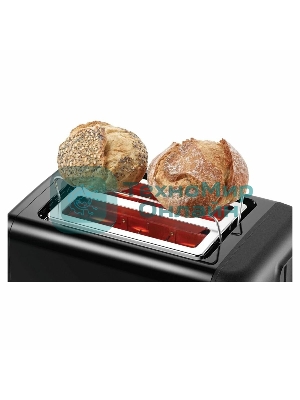 Тостер Bosch TAT3P423 черный, 970 Вт, 2 слота