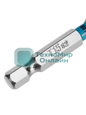 Бита Gross 114609 Torx 15х50 мм, сталь S2, шестигр., 10 шт.