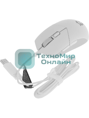 Мышь проводная MSI Clutch GM11 белый, 5000 dpi, USB, кнопки - 6
