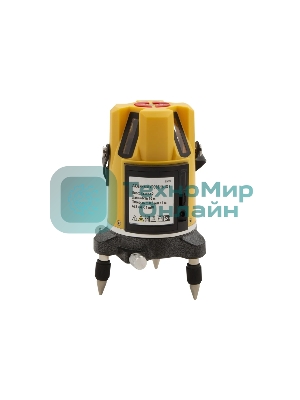 Лазерный уровень Denzel LX3, 10м, ±0,3мм/1м, 635нм, 35070