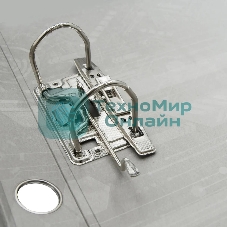 Папка-регистратор картонный с PVC покрытием Silwerhof 355020-01 50мм, без окантовки, карман на корешке, черный